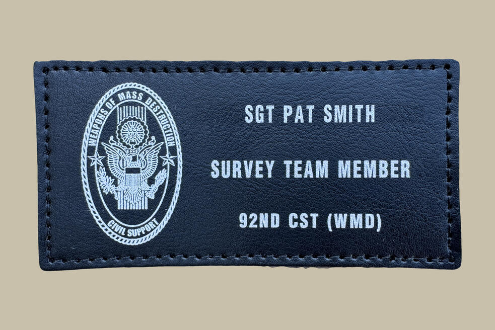 Sublimated Emblem Sublimated Emblem